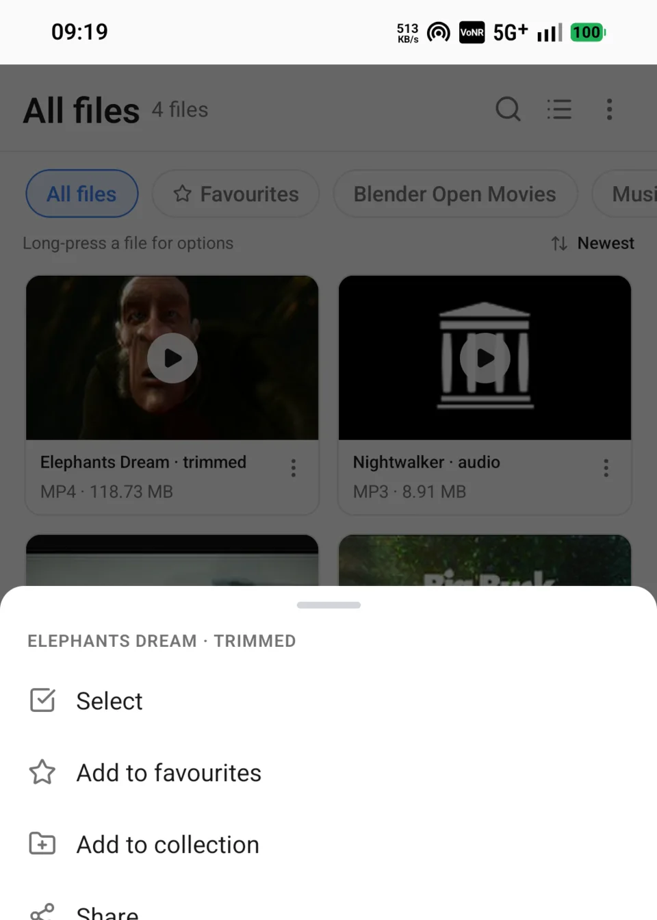 Trim a clip on your phone