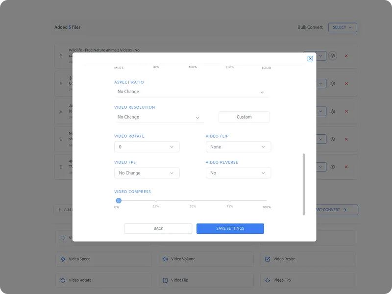 Advanced Codec Control