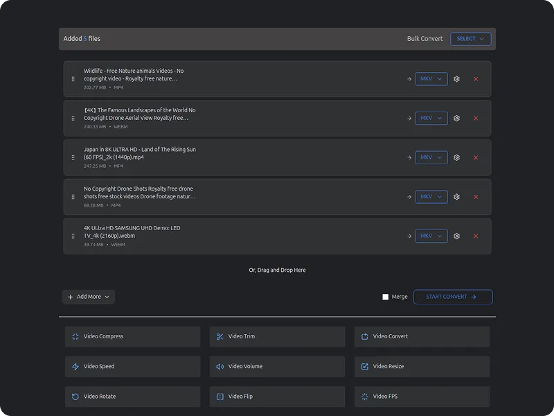 Bulk Batch Conversion