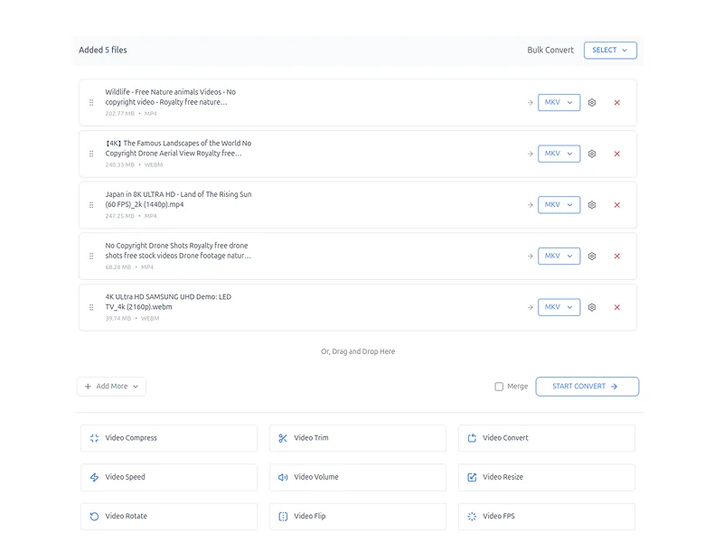 Bulk Batch Conversion