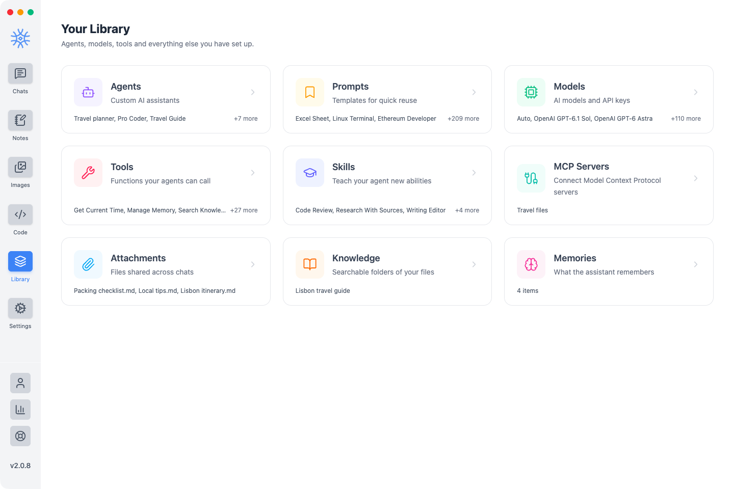 Give your chat the right tools